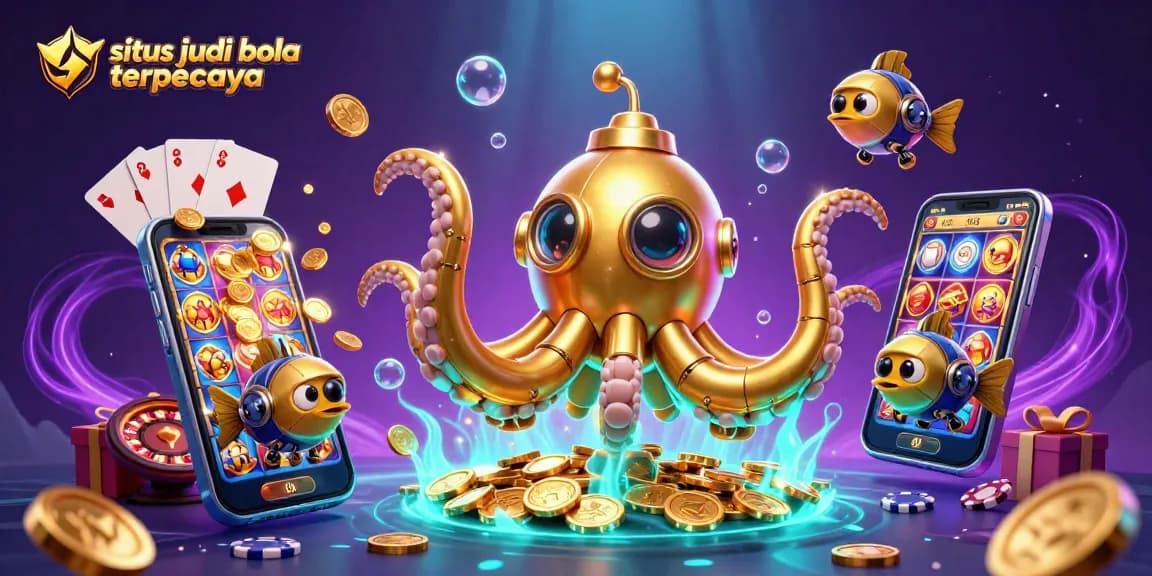 Engage with situs judi bola terpercaya through exciting sports betting action within a vibrant underwater world.