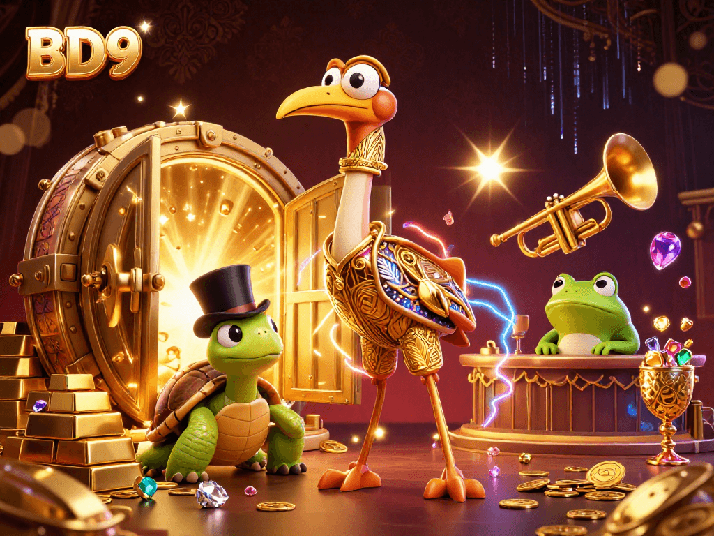 BD9 invites players to immerse in an exciting 3D gaming environment filled with treasure and action.