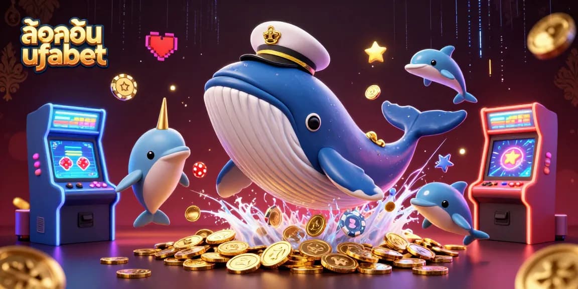 Experience exciting gameplay with ล็อคอิน ufabet in a vibrant casino scene full of colorful characters and gaming elements.
