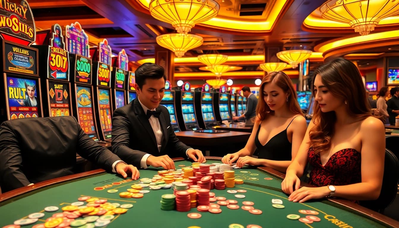 Experience the thrill with slot online terpercaya at our vibrant casino scene.