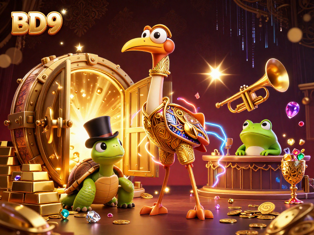 BD9 invites players to immerse in an exciting 3D gaming environment filled with treasure and action.