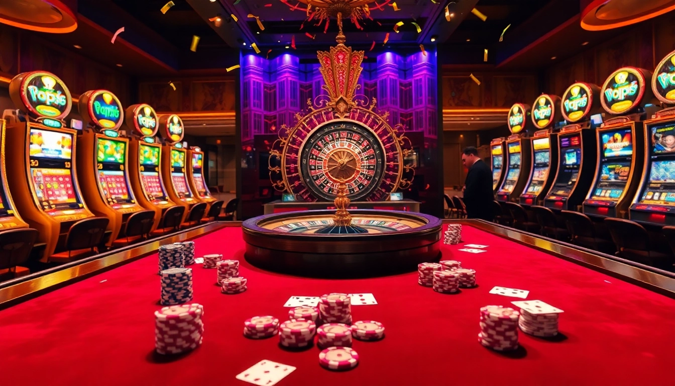 Rasakan sensasi kemenangan Datuk Win di kasino mewah dengan chip poker, kartu, dan kegembiraan roulette.
