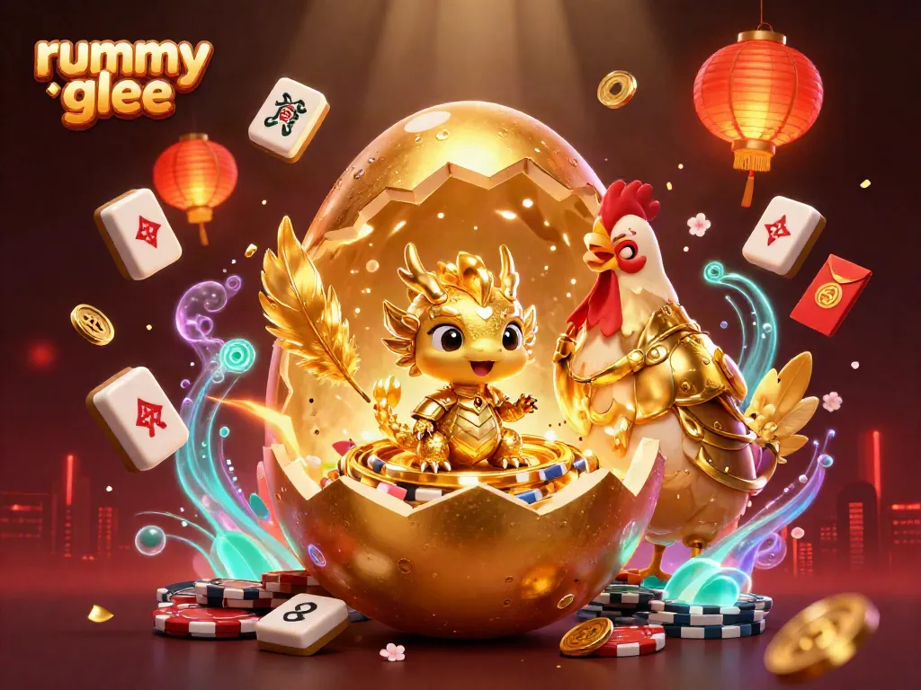 Rummy Glee memberikan pengalaman bermain yang mengasyikkan dengan karakter rummy yang ceria dan item keberuntungan.