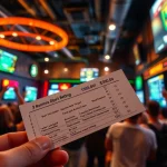 Engaged fans celebrating Sports Betting in a lively sports bar environment with dynamic screens.