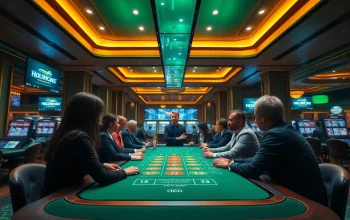 에볼루션 카드 게임 중인 플레이어와 스타일리시한 딜러의 생동감 넘치는 모습