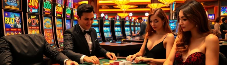 Experience the thrill with slot online terpercaya at our vibrant casino scene.