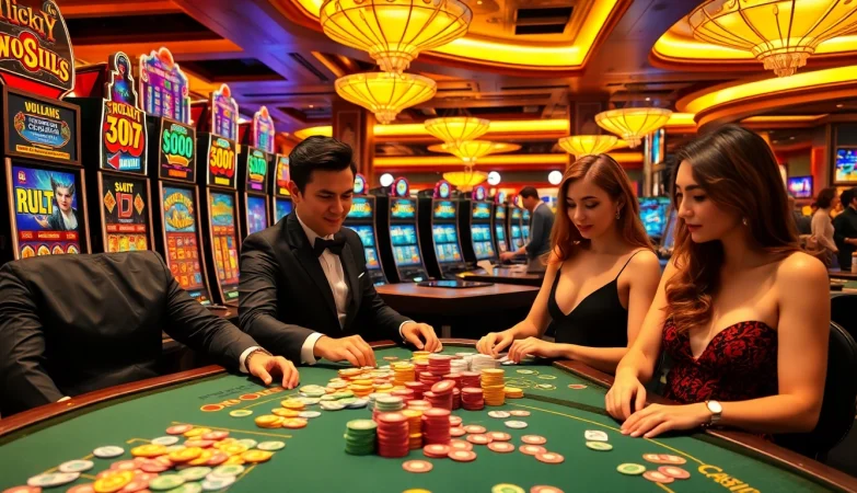 Experience the thrill with slot online terpercaya at our vibrant casino scene.