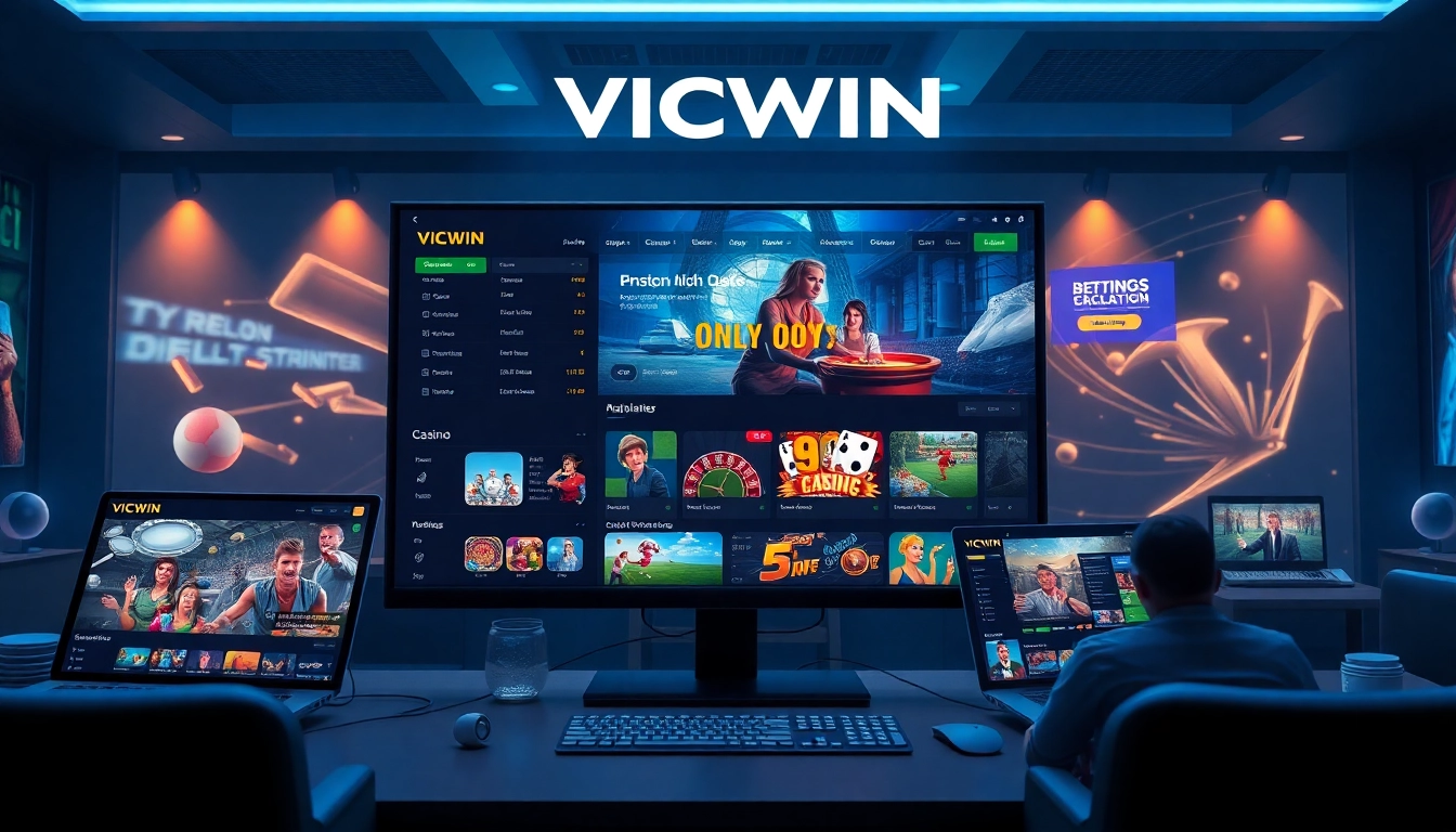 Experience the VICWIN online gaming platform with diverse betting options and a premium interface.