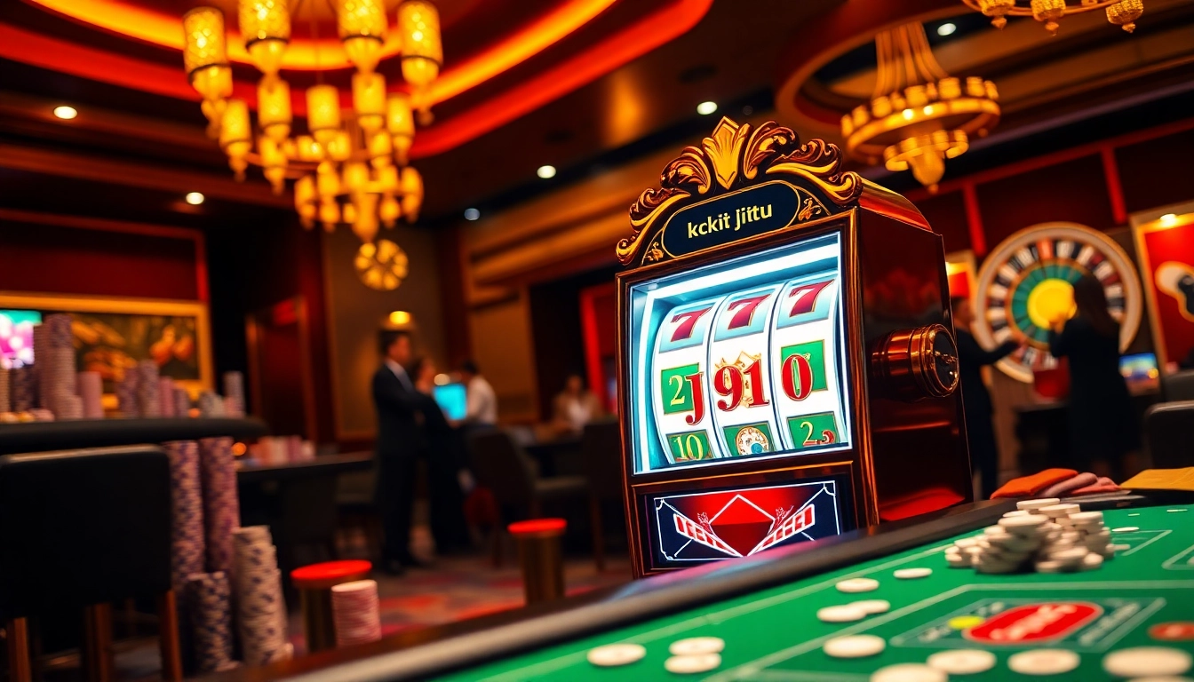 Experience thrilling gameplay at ktp jitu slot machines with high-stakes excitement and luxurious casino ambiance.