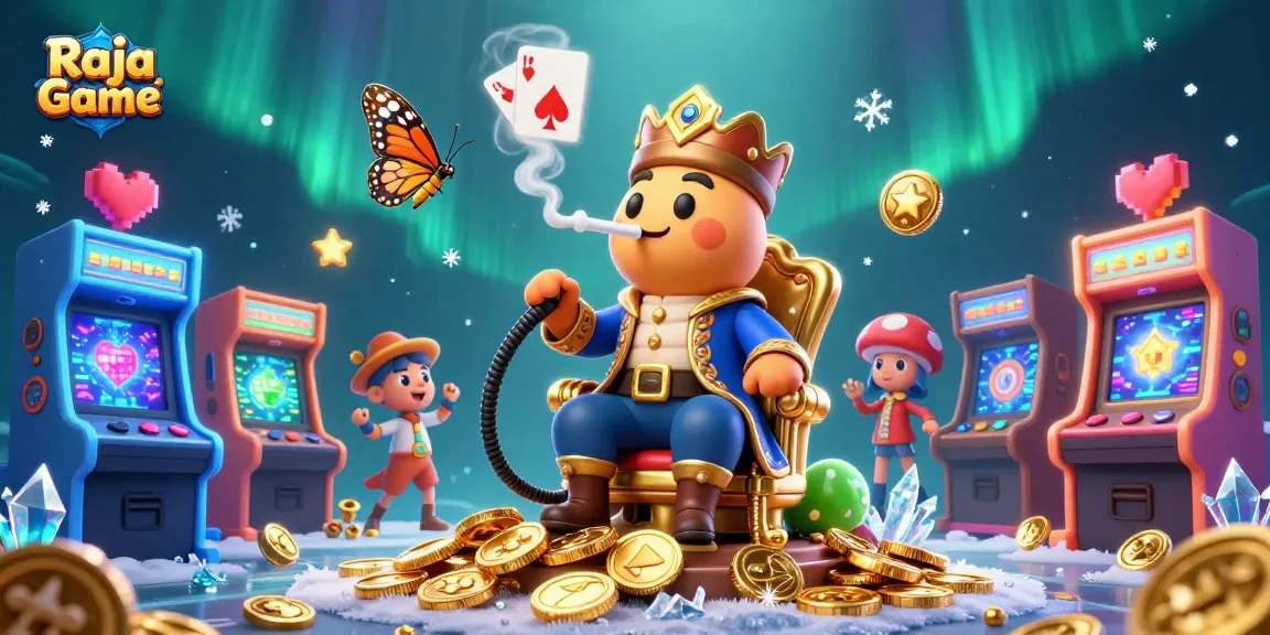 Engage in Raja Game's thrilling gameplay with casino-inspired 3D characters and dynamic elements.