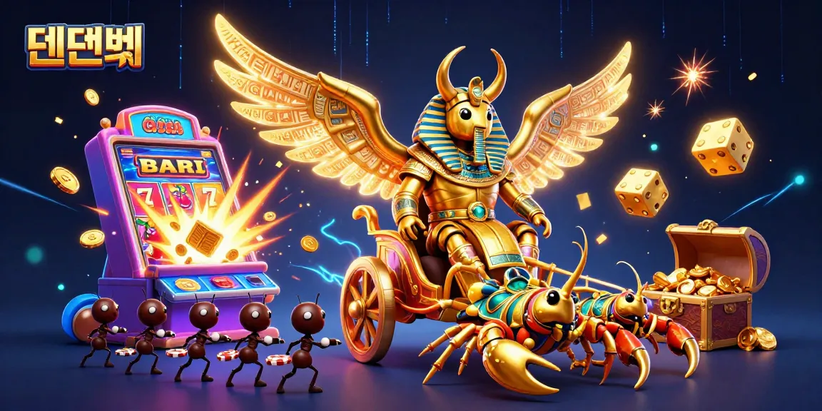 Play exciting games at 텐텐벳 with golden casino elements and a vibrant dynamic scene.